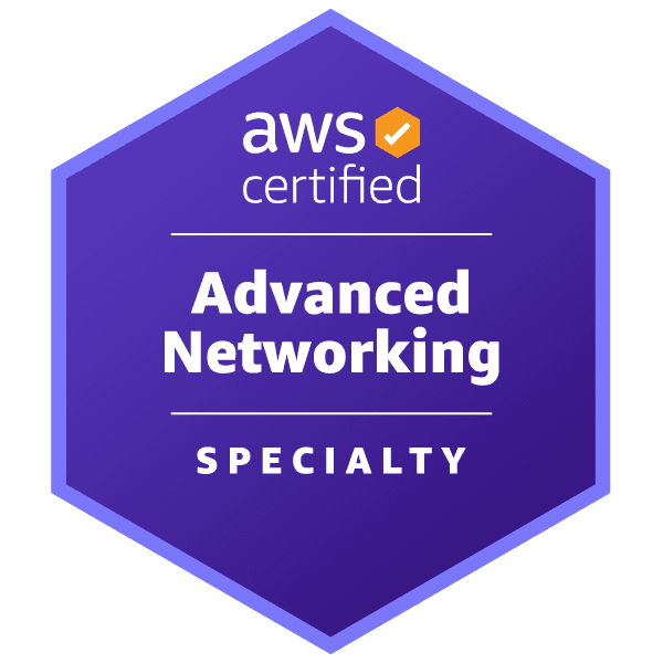 ANS-C01 AWS Certified Advanced Networking Specialty Exam Voucher | Buy Online certification badge
