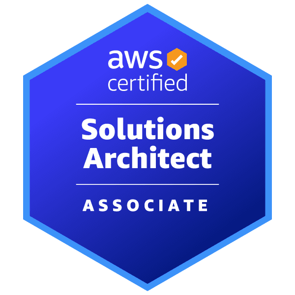 AWS SAA-C03 Solutions Architect Associate Exam Voucher | AWS Certified Solutions Architect certification badge