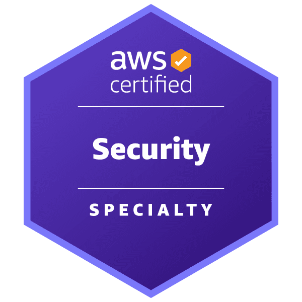 SCS-C02 AWS Certified Security Specialty Exam Voucher | Buy Online Official certification badge