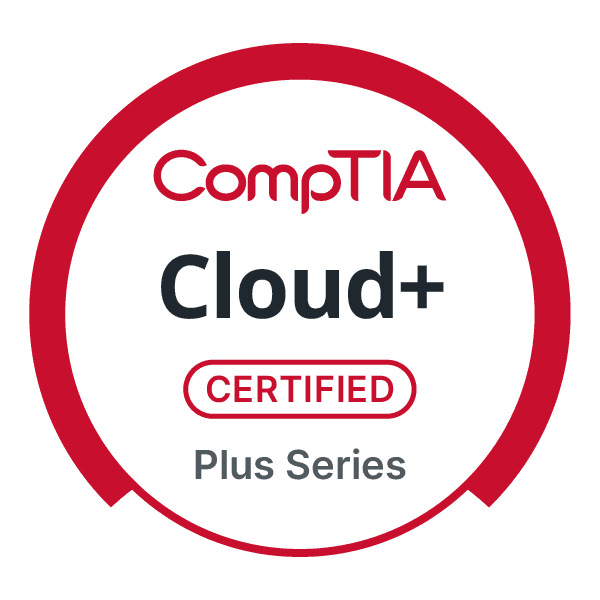 CompTIA Cloud+ CV0-004 Exam Voucher | Cloud+ Certification certification badge