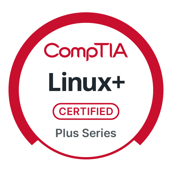 CompTIA Linux+ XK0-005 Exam Voucher | Linux+ Certification certification badge