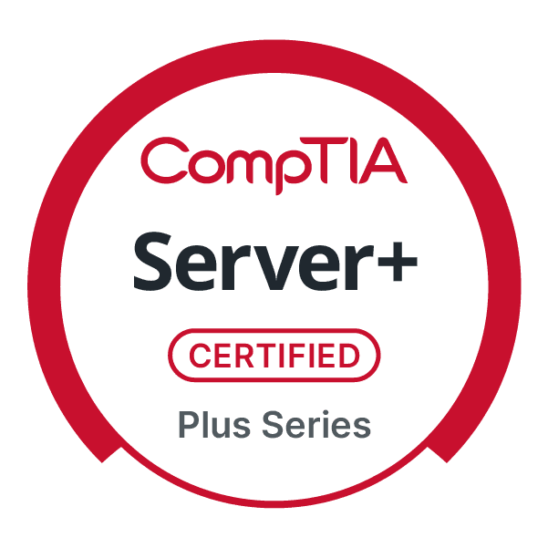 CompTIA Server+ SK0-005 Exam Voucher | Server+ Certification certification badge