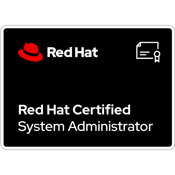 EX200 Red Hat Certified System Administrator RHCSA Exam Voucher | Buy Online certification badge