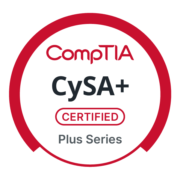 CompTIA CySA+ CS0-003 Exam Voucher | Cybersecurity Analyst Certification certification badge